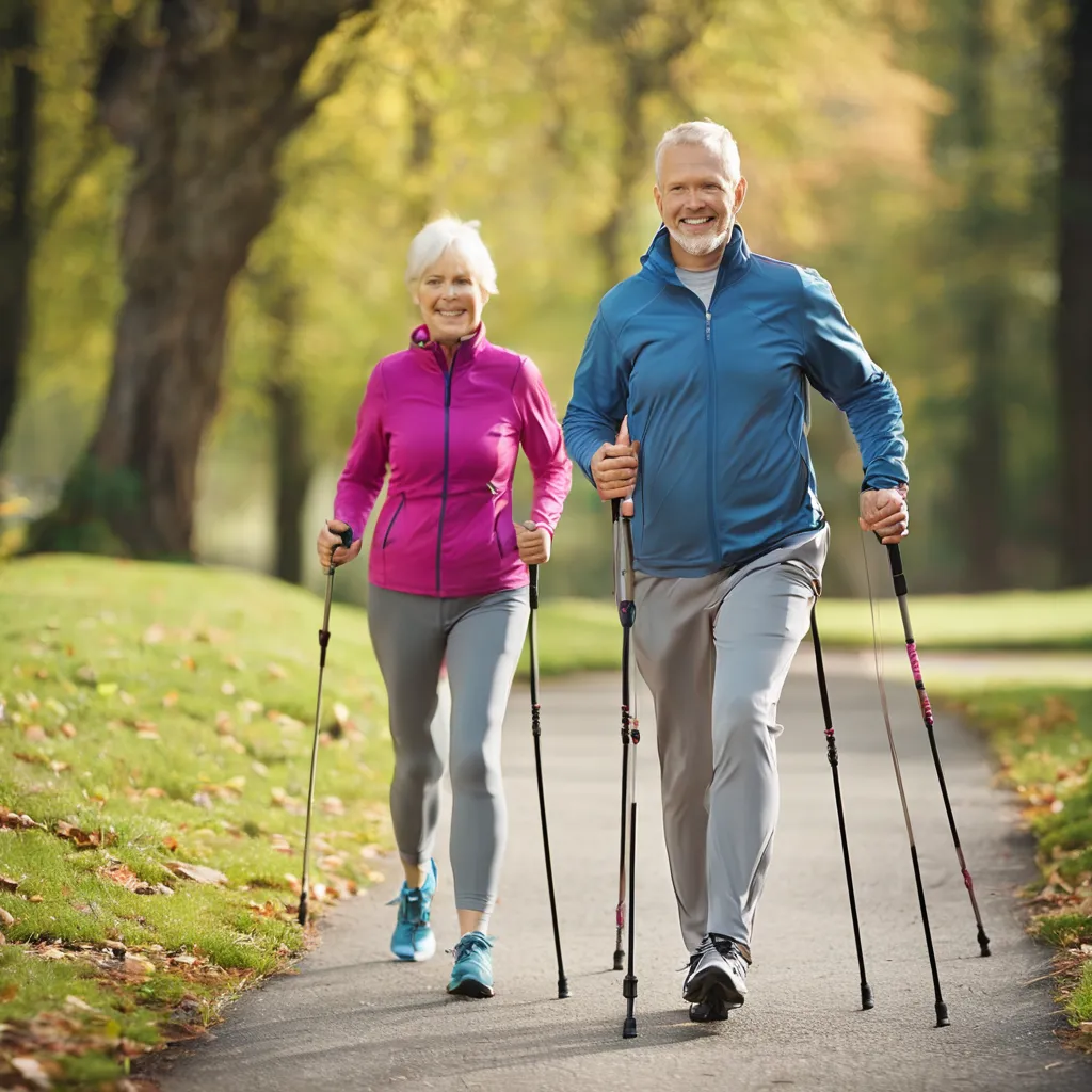 Strengthen your core with Nordic Walking