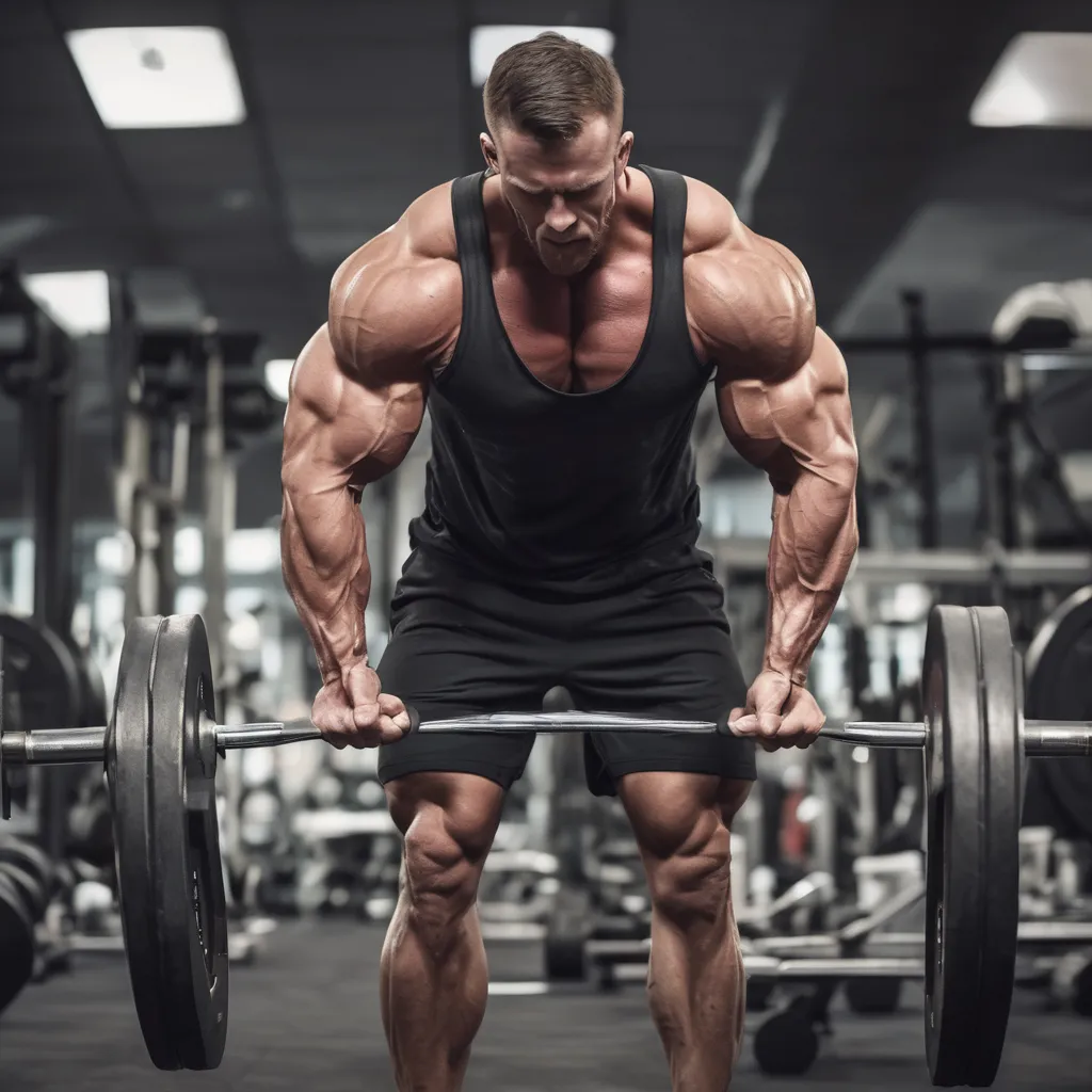Massive muscle gains intense training